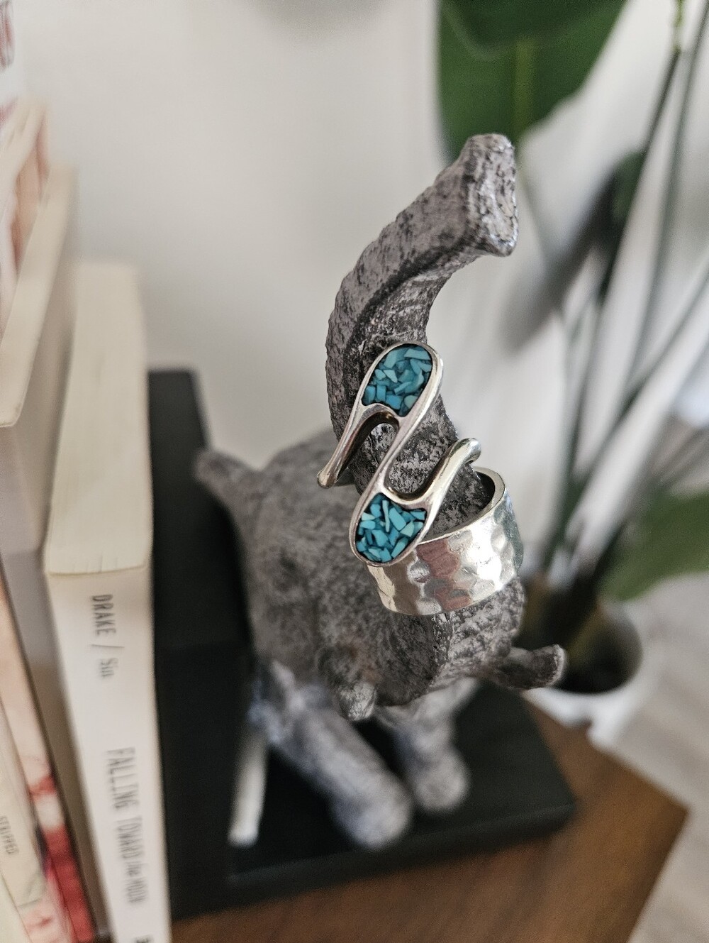 Vintage Sterling Silver Native Southwestern Ring 8